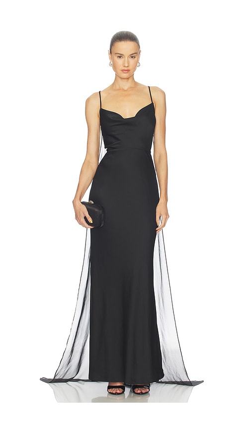 Auriella Maxi Gown by ELLIATT in Black