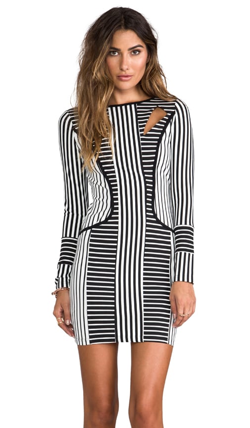 Stripe Illusions Dress