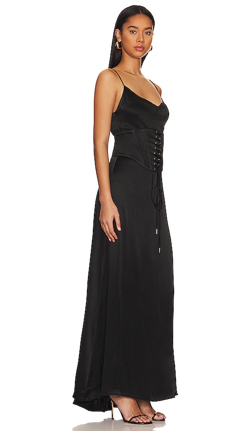 Shop Elliatt X Revolve Talia Gown In Black