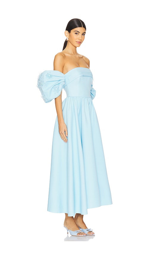 Shop Elliatt Destiny Midi Dress In Baby Blue