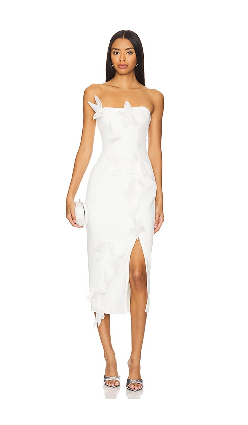 Shop Elliatt Bethany Midi Dress In White