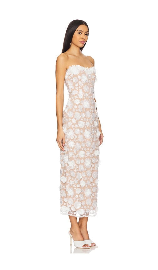  Elliatt Midi-kleid Dress In Ivory. Größe S. Also In Xs, M, L, Xl. 