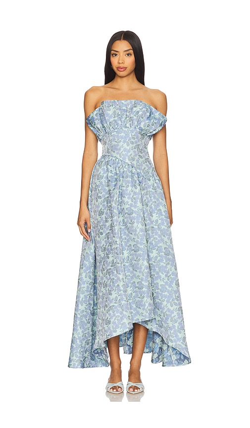 Elliatt X Revolve Jacquard Asymmetric Gown