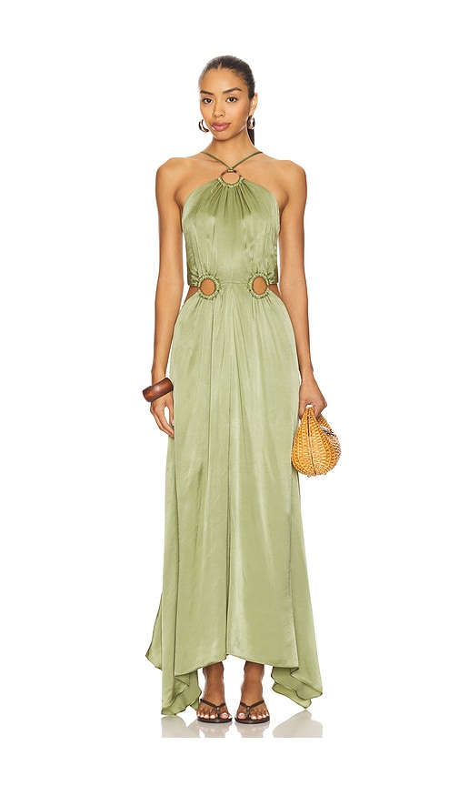 x REVOLVE Visitant Maxi Dress in Sage. - size XL (also in L, M)