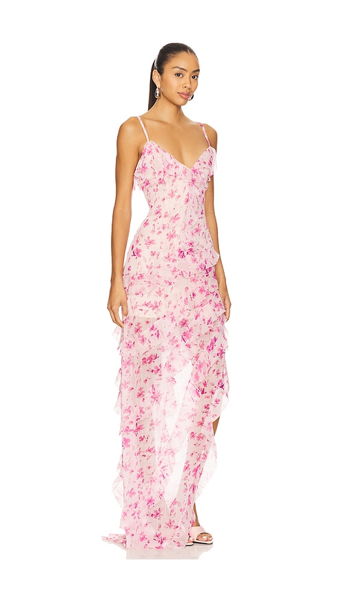 Elliatt X Revolve Cosmica Gown In Multi