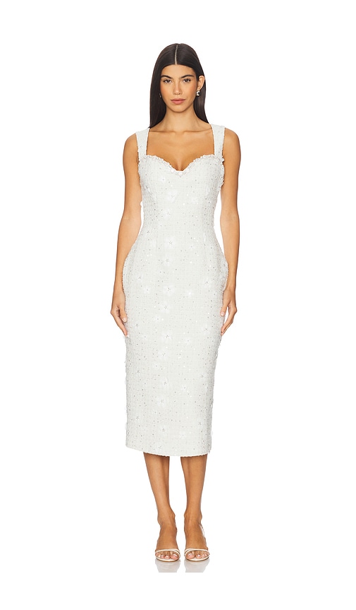 Elliatt Ellouise Midi Dress In White
