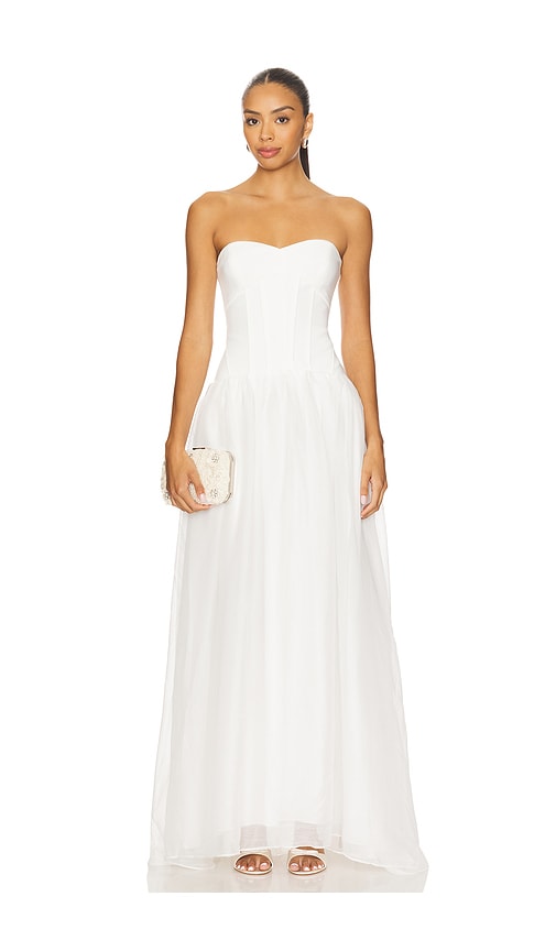 Solange Gown in Ivory. - size XL (also in L, M, S)