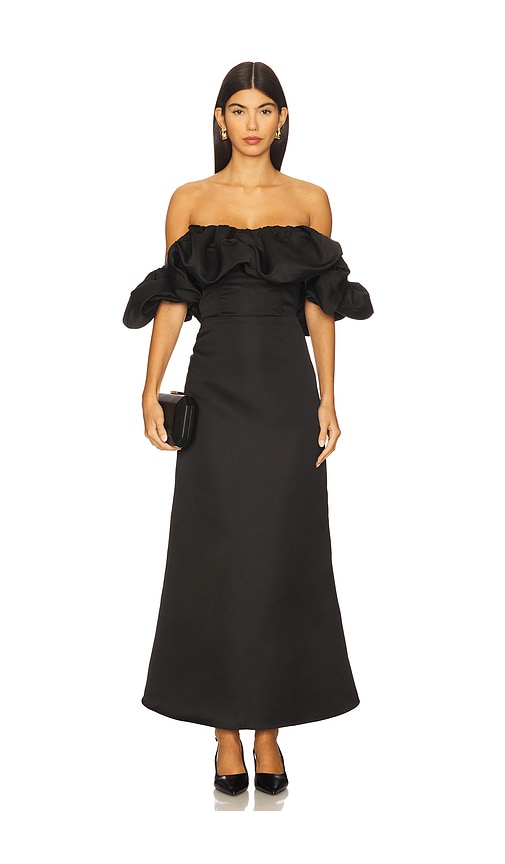 Elliatt Sharon Midi Dress In Black