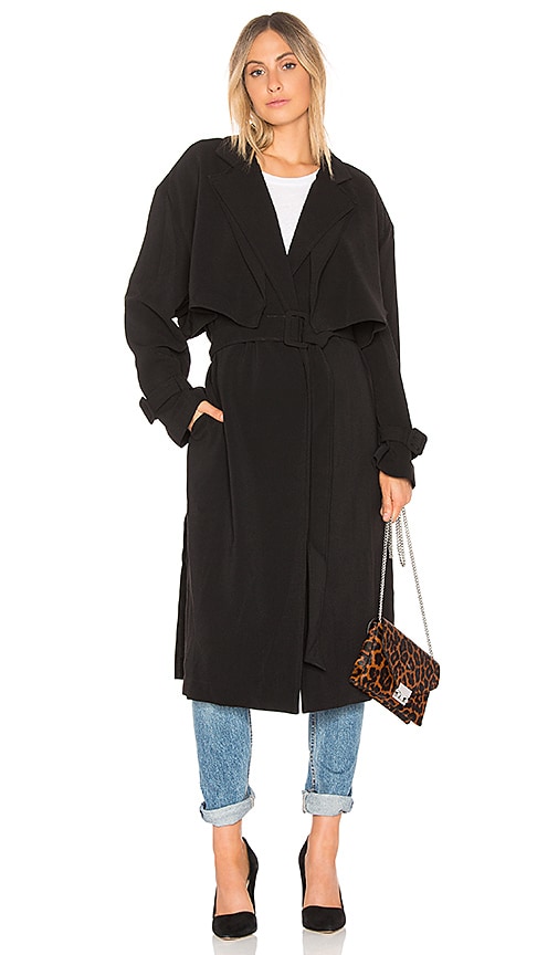 ELLIATT Coppelia Coat in Black | REVOLVE