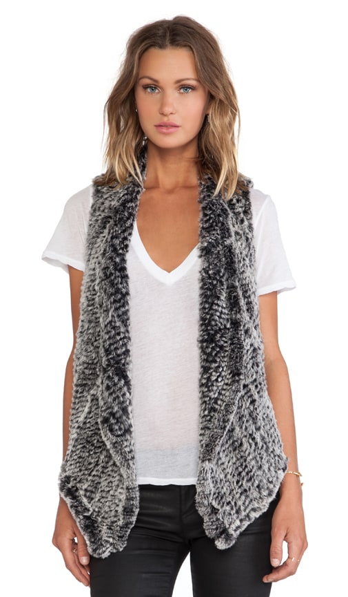 Sandstorm Rabbit Fur Vest