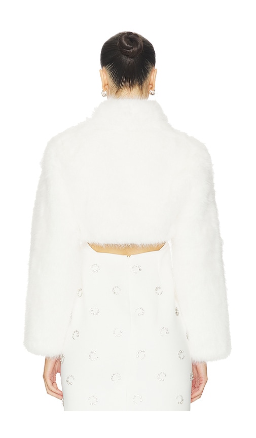  Elliatt Lucyna Cropped Jacket In Ivory. Size S. Also In M, L. 