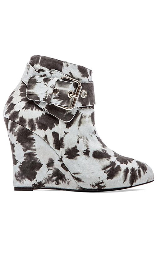 Buckle Wedge Bootie