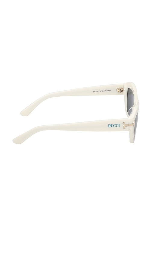  Emilio Pucci Sonnenbrille In White. 