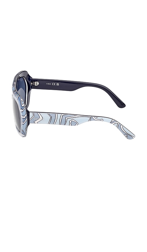  Emilio Pucci Sonnenbrille In Baby Blue. 