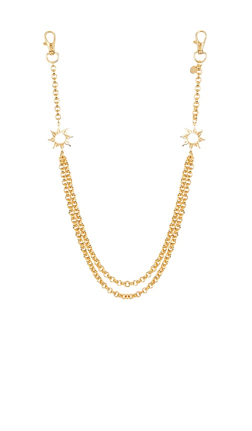 Emma Pills X Leslie Amon Aftersun Chain Belt In Gold