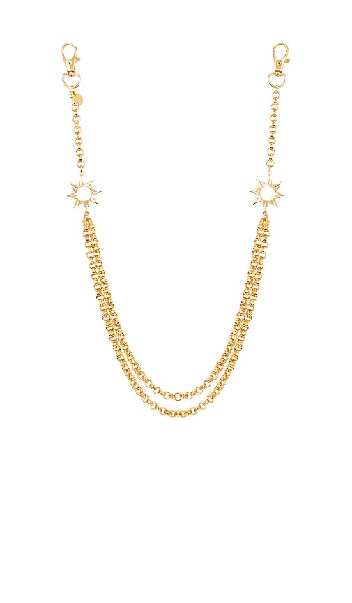 Emma Pills X Leslie Amon Aftersun Chain Belt In Gold