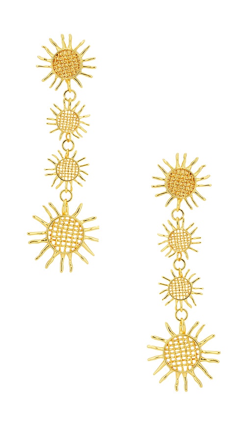 Emma Pills X Leslie Amon Aftersun Earrings In Gold