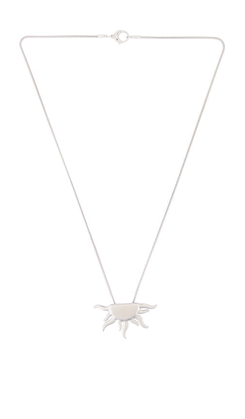 Emma Pills X Leslie Amon Chasing The Sun Statement Chain In Silver