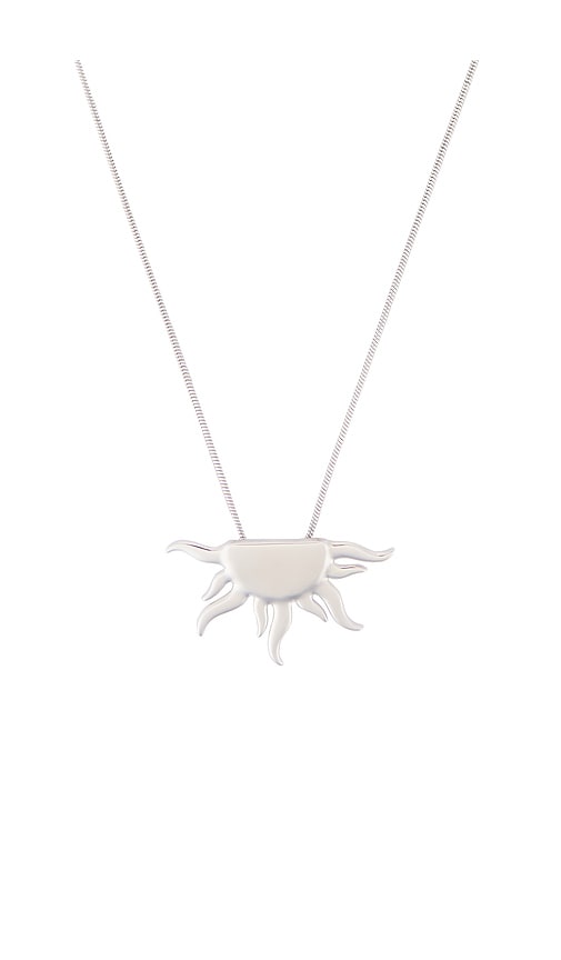 Emma Pills X Leslie Amon Chasing The Sun Statement Chain In Silver