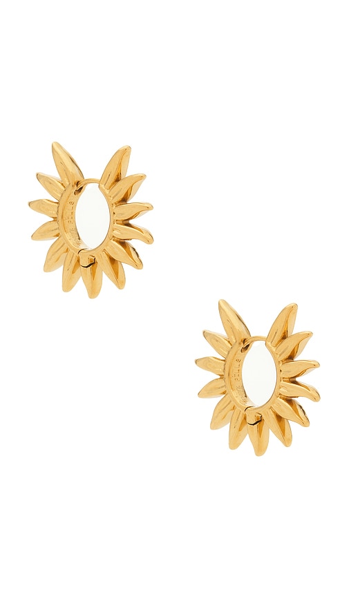 EMMA PILLS Desert Heat Hoop in Metallic Gold.