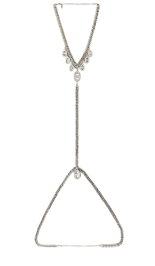 EMMA PILLS Midnight Xpress Body Chain in Silver | REVOLVE