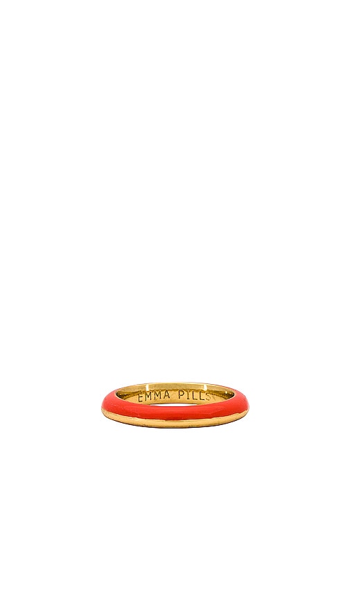 EMMA PILLS Energy Two Tone Ring in Orange Glow REVOLVE