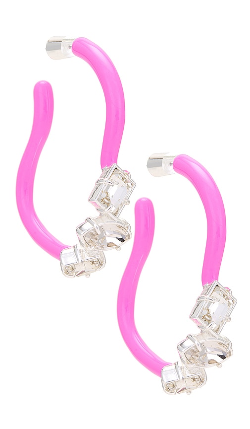 Emma Pills Hottest Obsession Hoops In Candy Pink