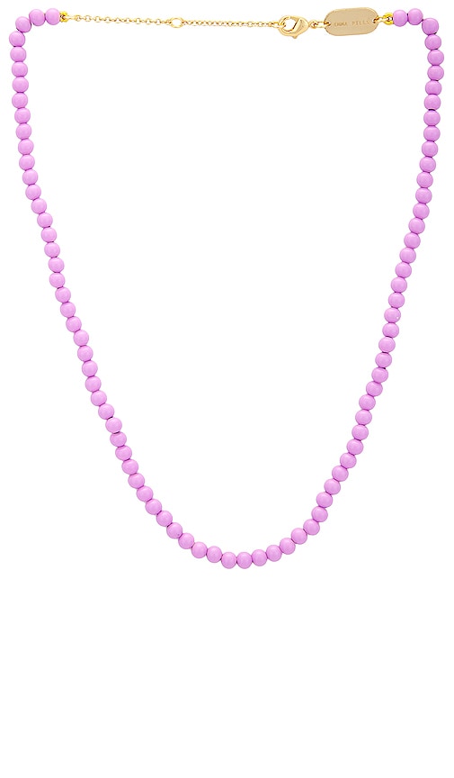 Emma Pills Candy Beads Necklace In Purple Glo