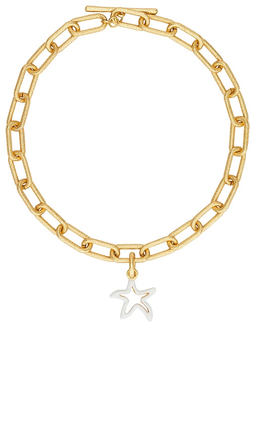 Emma Pills Stella Marina Necklace In White Glo