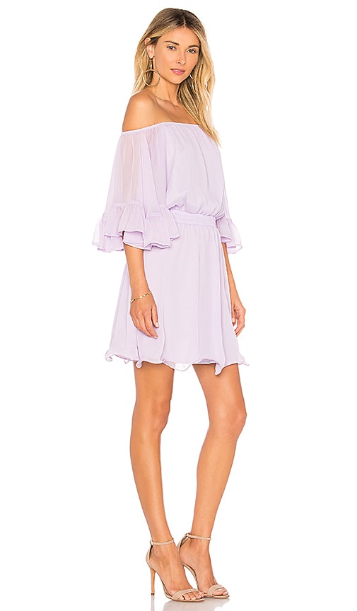 revolve lilac dress