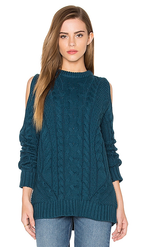 Cut Out Sleeve Sweater