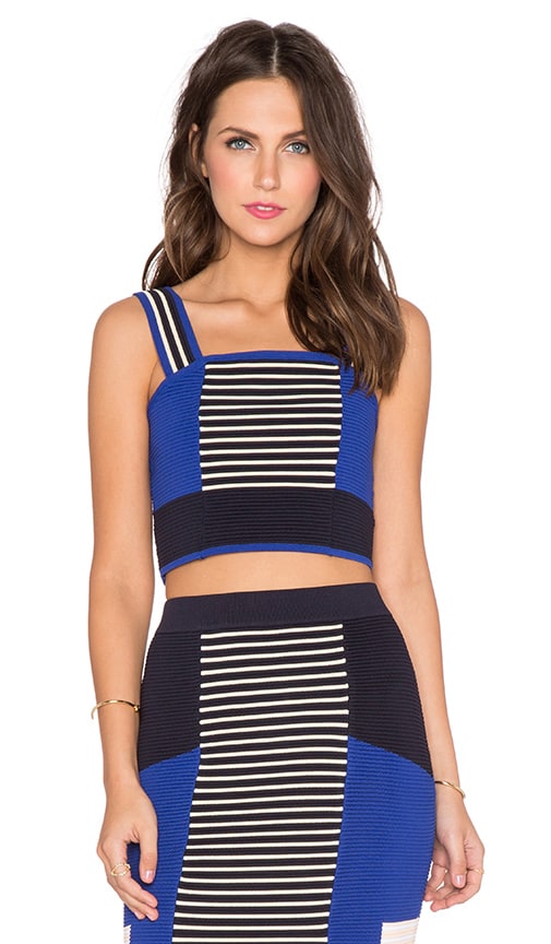 Colorblocked Crop Top