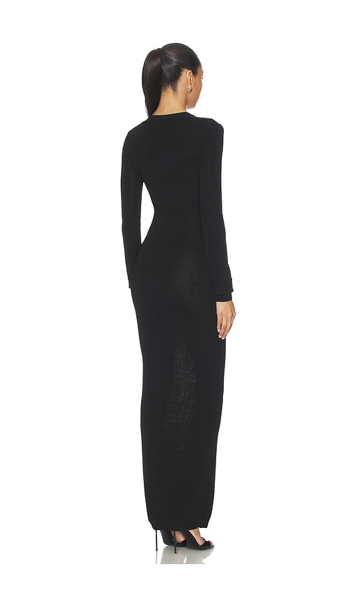  Entire Studios Kleid V Neck Midi In Black. Größe S. Also In Xs, M. 