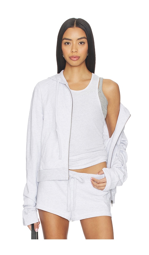 Entire Studios Lightweight Cropped Zip Up Hoodie