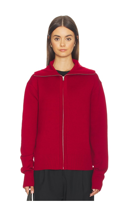 Entire Studios Knit Zip Up Jacket In Multi