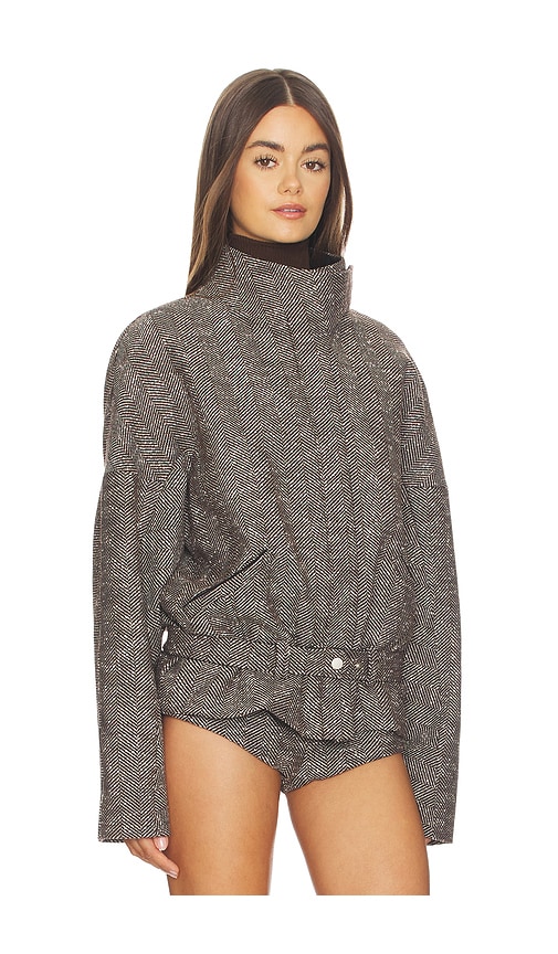  Entire Studios Contrast Aviator Jacket In Brown. Size Xxs. Also In S, M. 