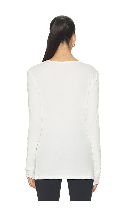  Entire Studios Oberteil Sheer Long Sleeve In White. Größe S. Also In Xxs, M. 