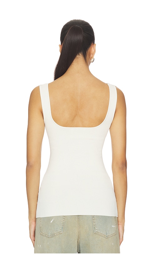  Entire Studios Oberteil Squared Neck In Ivory. Größe Xs. Also In S, M. 