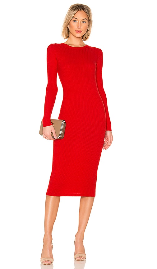 enza costa red dress