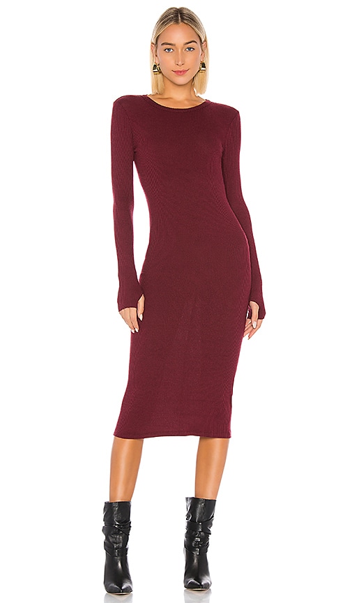 X REVOLVE Rib Midi Dress
