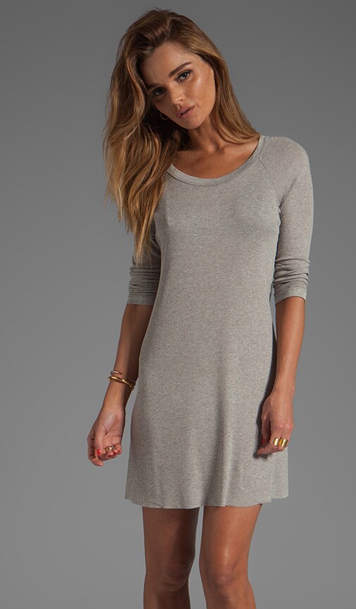 Rib 3/4 Raglan Tunic