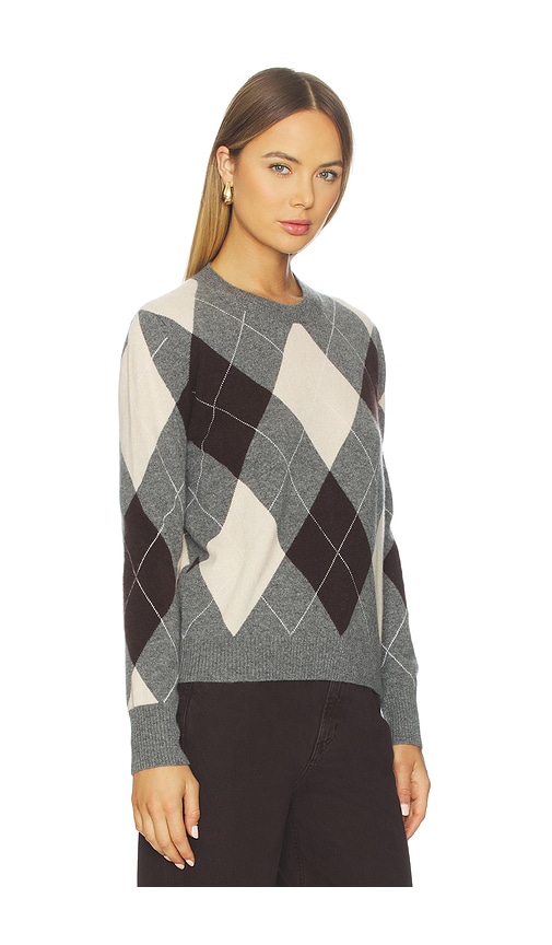 Enza Costa Knit Cashmere Sweater €“ Ťšè‰²è�±å½¢èš±çº¹. Űºç � M (also €“ L, S, Xs). In Multi