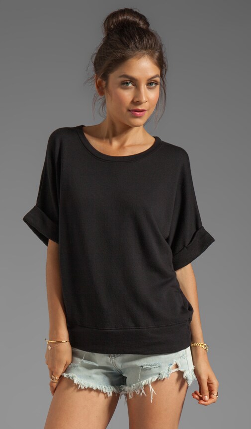 Cashmere French Terry Short Sleeve Sweatshirt