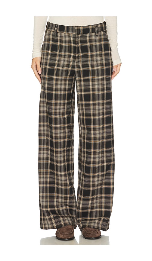 Revolve Relaxed Plaid Trouser Enza Costa