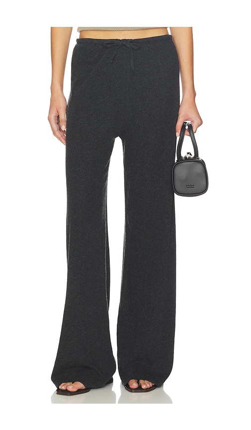 Enza Costa Cashmere Jersey Easy Drawcord Pant In Multi