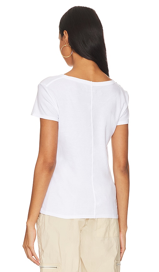  Enza Costa Top Mit V-ausschnitt Perfect In White. Größe S. Also In Xs, M, L. 