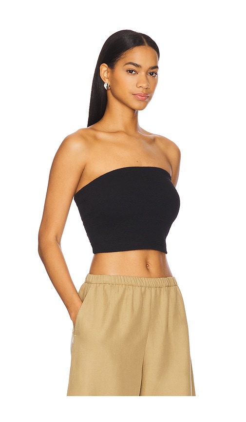 ENZA COSTA JACQUARD BANDEAU TOP