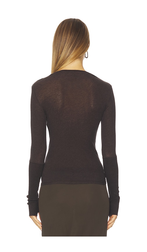  Enza Costa Kaschmir-oberteil Mit Drapierung In Brown. Größe S. Also In Xs, M, L, Xl. 