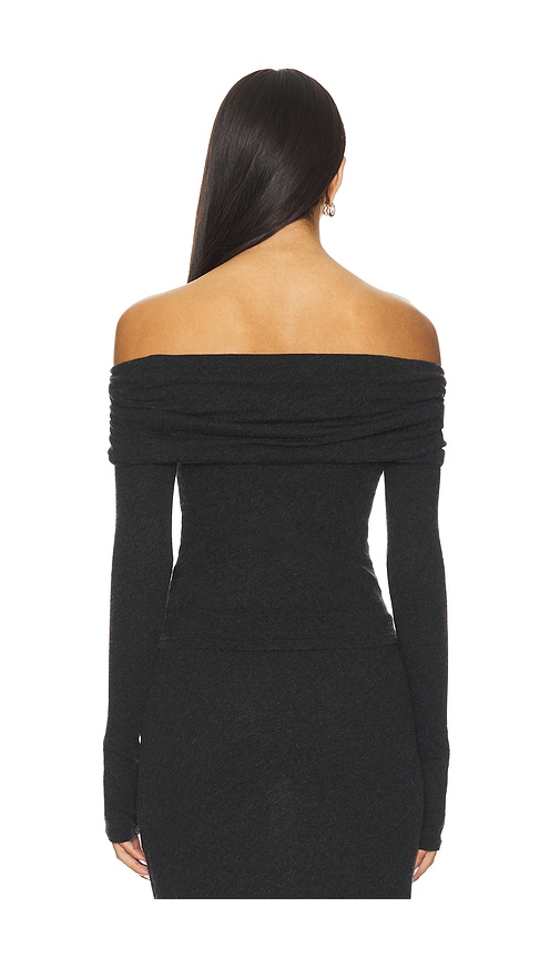  Enza Costa Schulterfreies Top In Black. Größe S. Also In M. 