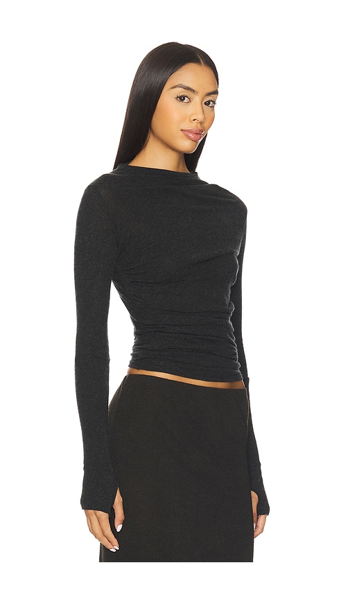 Enza Costa Twist Top In Black